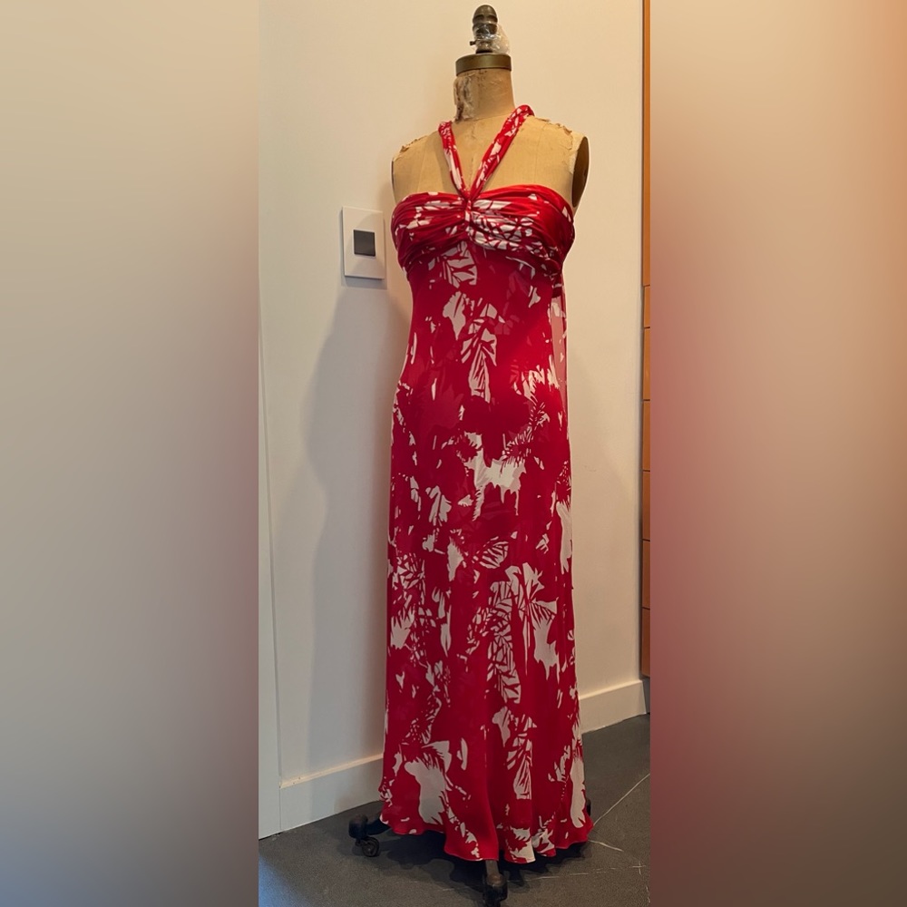 Donna Ricco  vintage long silk dress